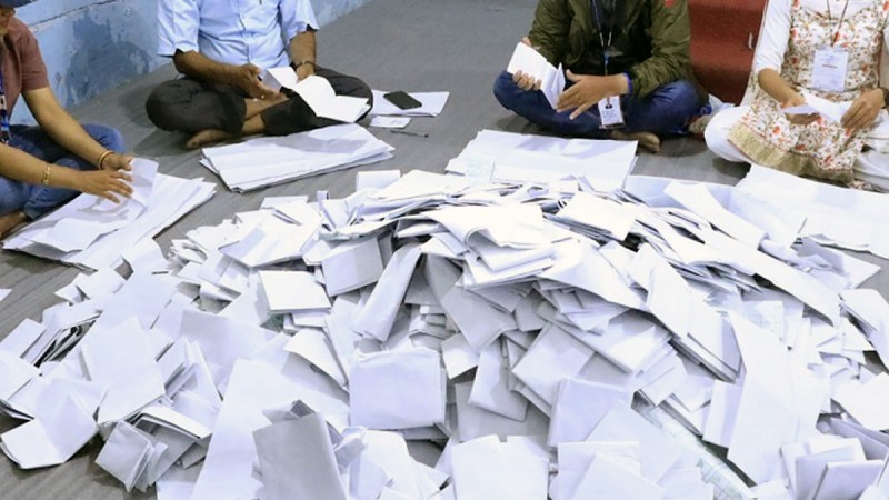 जिल्ला पर्सामा समानुपातिक मतगणनामा कांग्रेसको अग्रता